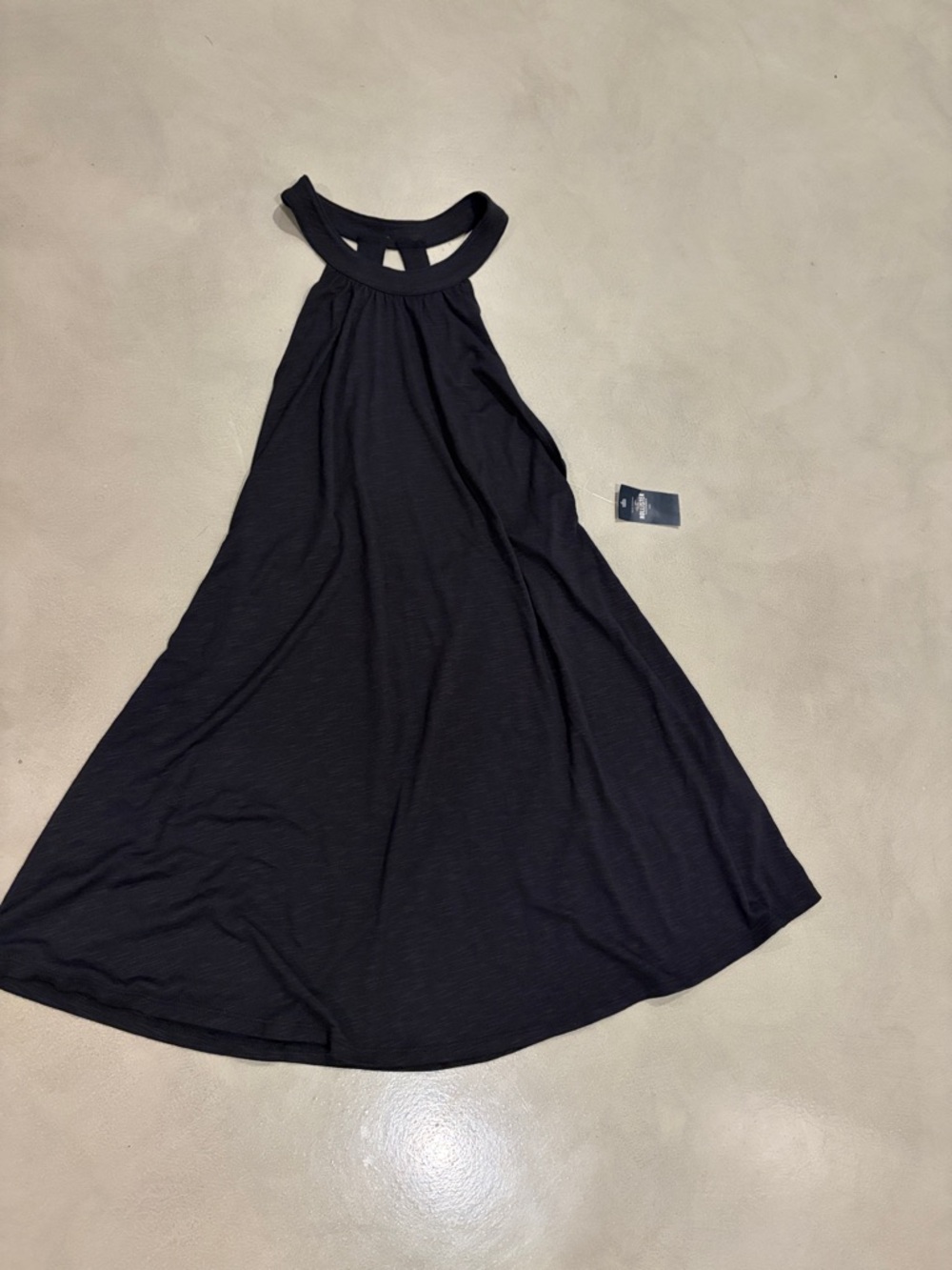 Hollister Black Halter Swing Dress